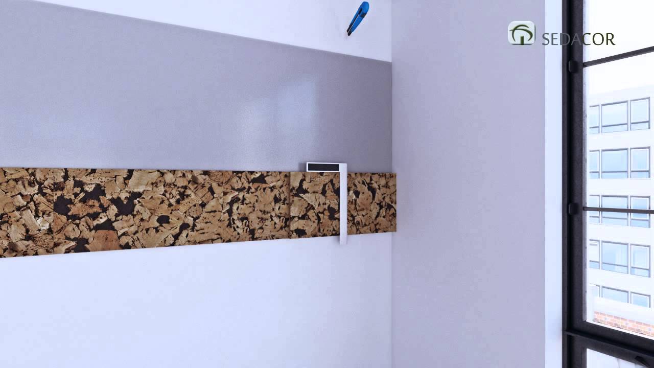 JPSCORKGROUP / SEDACOR - Wall covering installation instructions in tiles