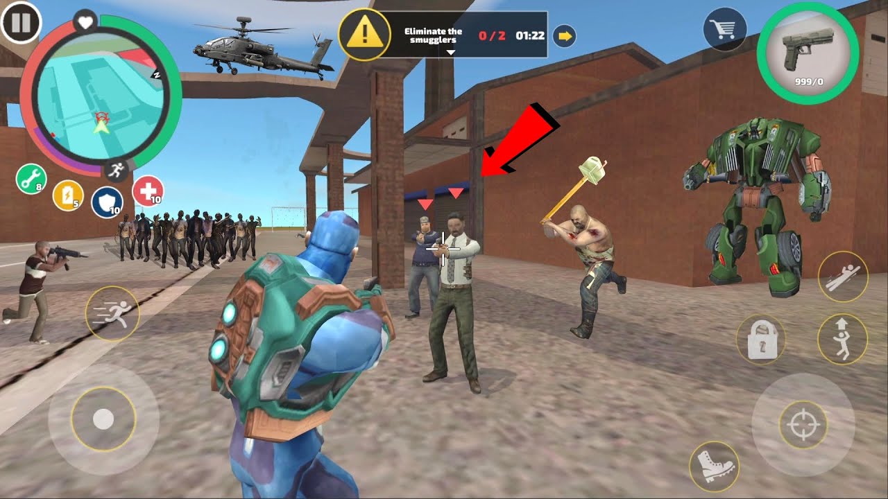 Rope Hero: Vice Town (All Mission Part 01) Meet The Tipson & Raid on Dealer - Android Gameplay HD