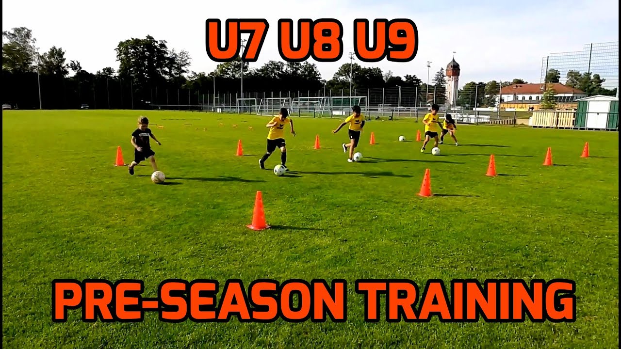 Full Pre-Season Football Training ⚽️ U7 - U8 - U9 🔥 Предсезонная Подготовка