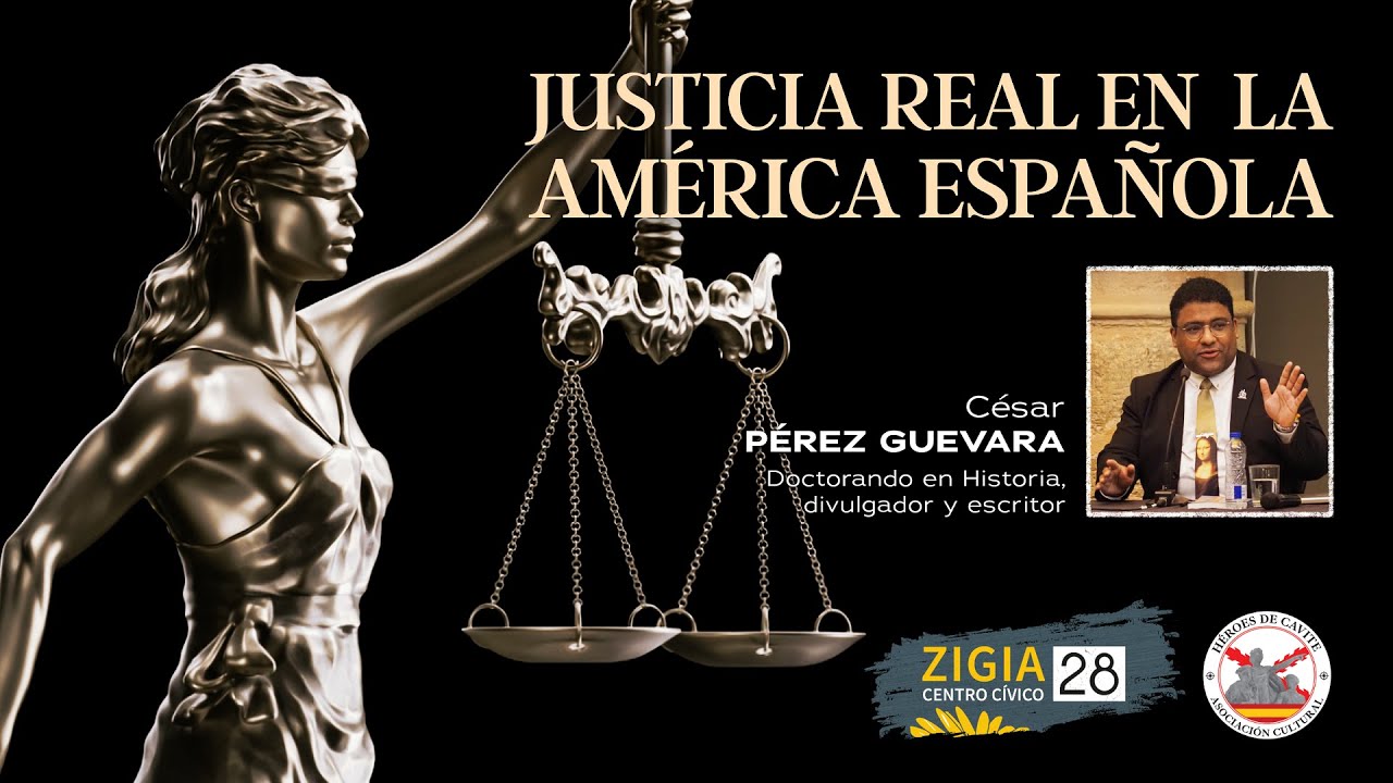 Presentaci&oacute;n de Justicia Real en la Am&eacute;rica espa&ntilde;ola. Con C&eacute;sar P&eacute;rez Guevara