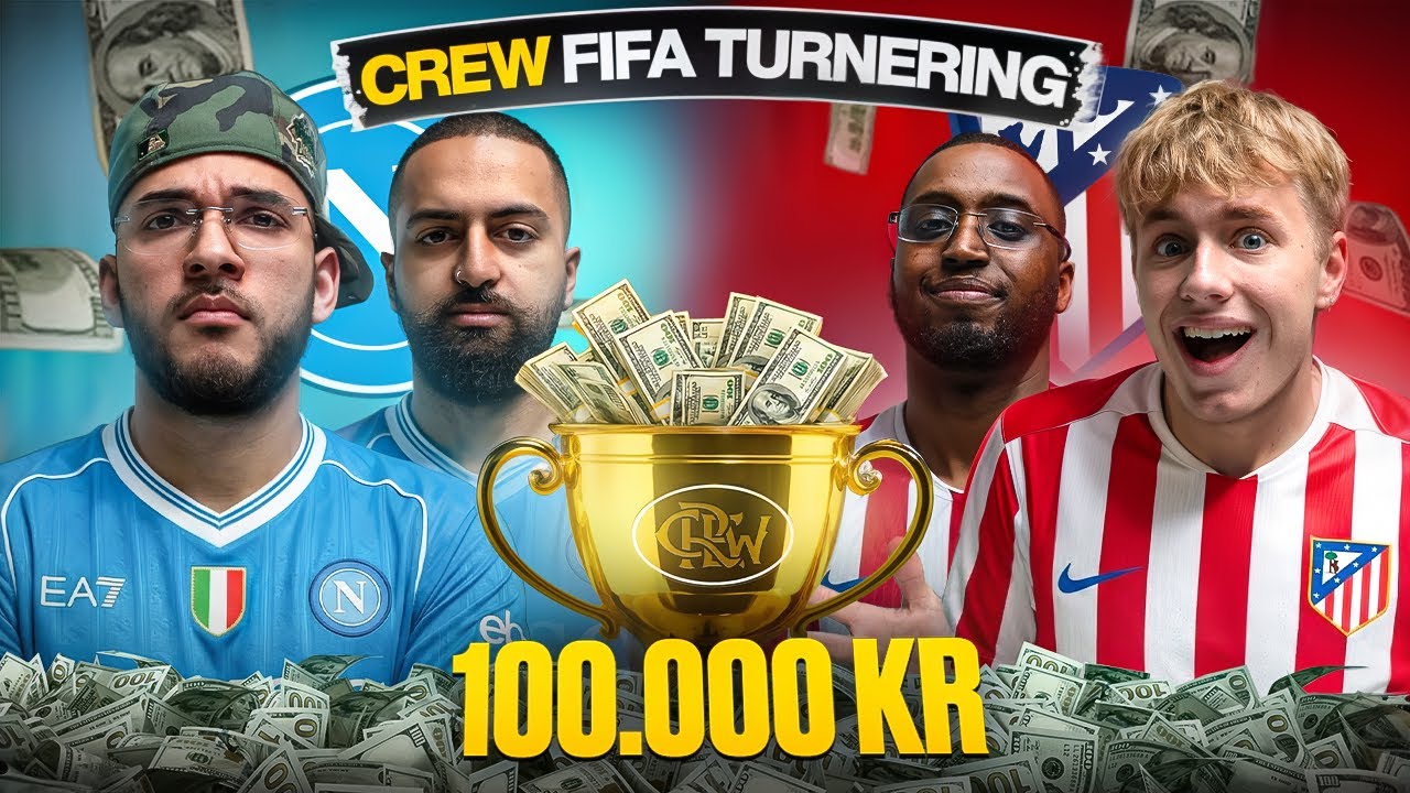 LOKE LUND & OMAR VS HÅB & MO OM 100.000 KR I DANMARKS STØRSTE 2v2 FIFA TUNERING!!