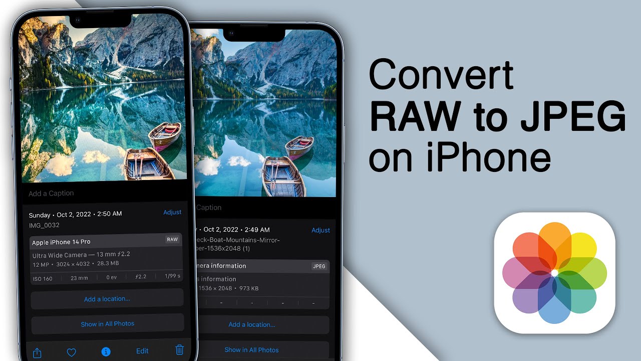 How to Convert RAW to JPEG on iPhone [iOS 16]