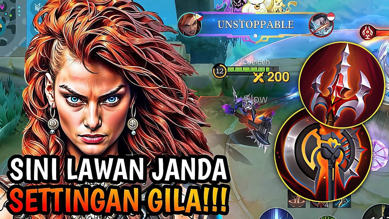 EMAK HILDA SEMAKIN DIDEPAN! INI DIA HILDA BUILD FIGHTER RASA ASSASSIN BRUTAL | MLBB