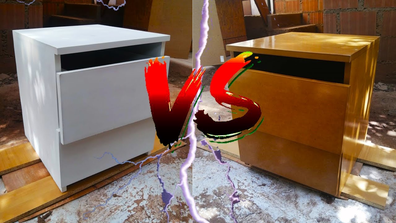 PINTADO A MANO ⚡ VS  ⚡PINTADO CON MAQUINA - MDF - MUEBLE- TECNICAS -  Luis Lovon