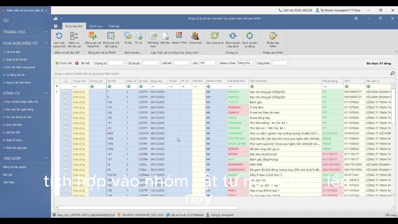 Toll nhập khẩu siêu nhanh ,hiệu quả chỉ vài giây vào phần mềm kế toán tổng hợp giúp lên báo cáo