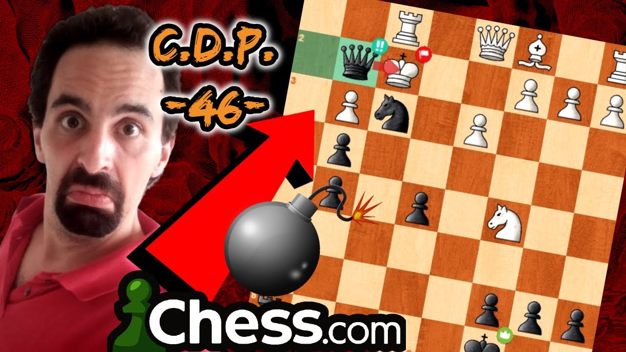 Qué hacer tras COLGARSE una PIEZA? ♟️ Ajedrez Blitz Chess.com 💀 C.d.P. 46