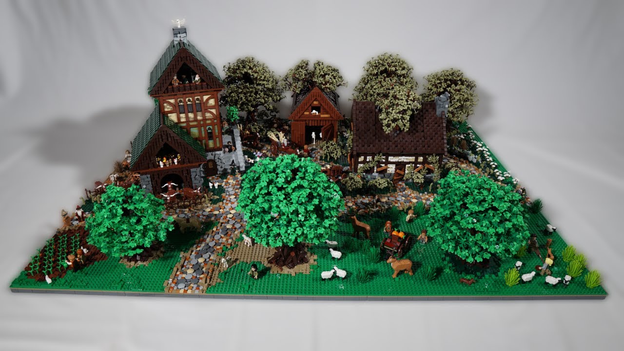 Medieval Countryside Layout (LEGO 4K UHD)