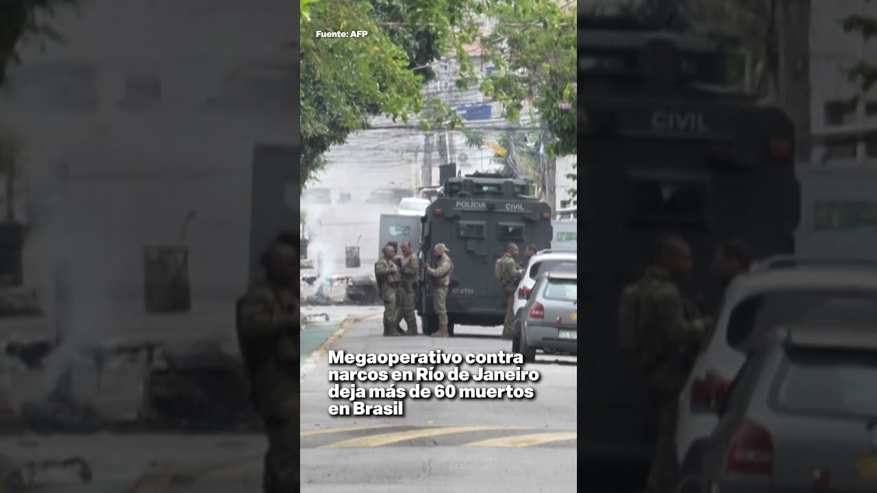 MEGAOPERATIVO EN BRASIL CONTRA NARCOS DEJA M&Aacute;S DE 60 MUERTOS | Gesti&oacute;n