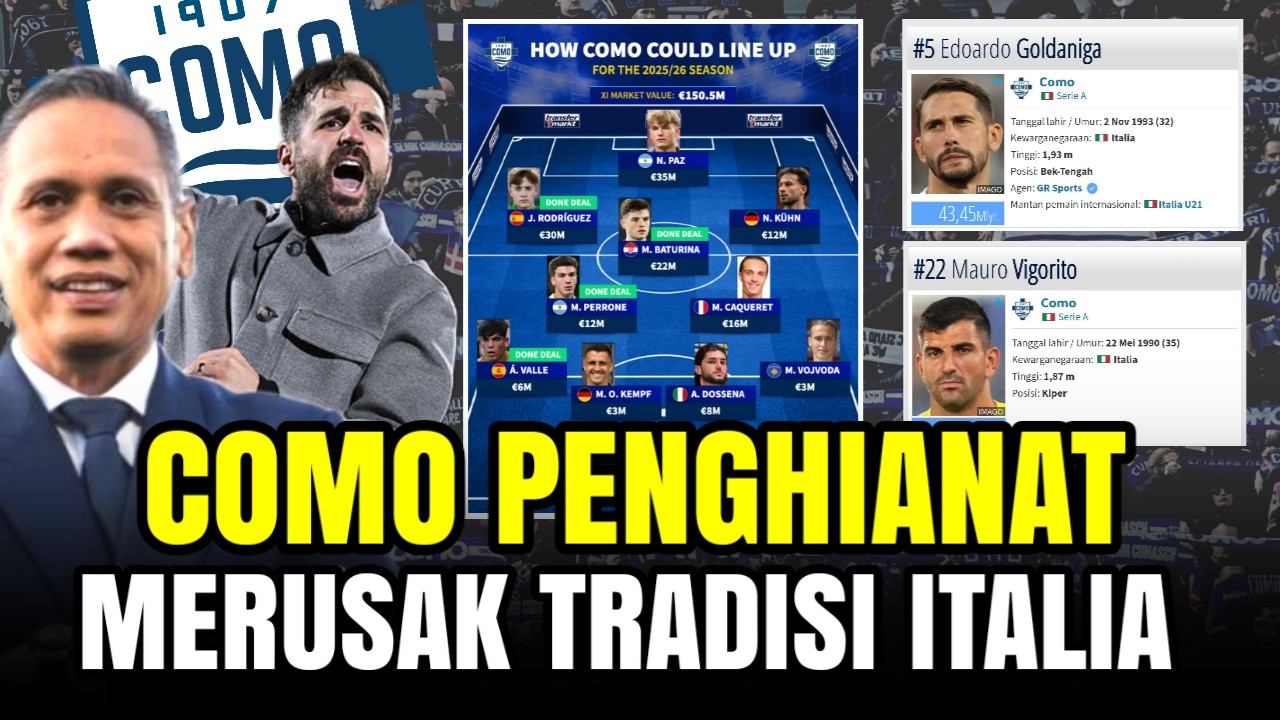 Djarum Guncang Italia: Como 1907 Berani Buang Tradisi Demi Kuasai Serie A!