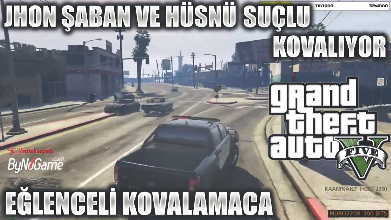 HÜSNÜ JHON VE ŞABAN SUÇLU KOVALIYOR l MARKET SOYGUNU l EDRP GTA V EĞLENCELİ KOVALAMACA