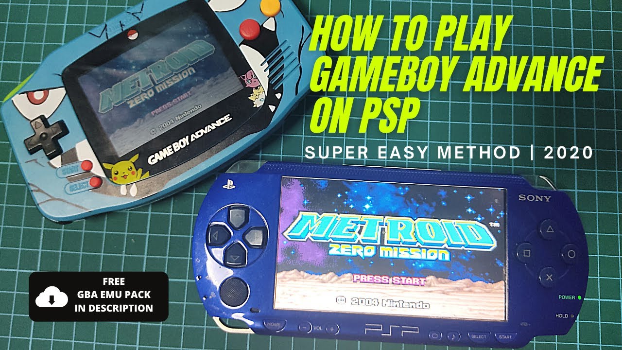 [PSP] Play Gameboy Advance on PSP | Super Easy | GBA PSP Tutorial ✅