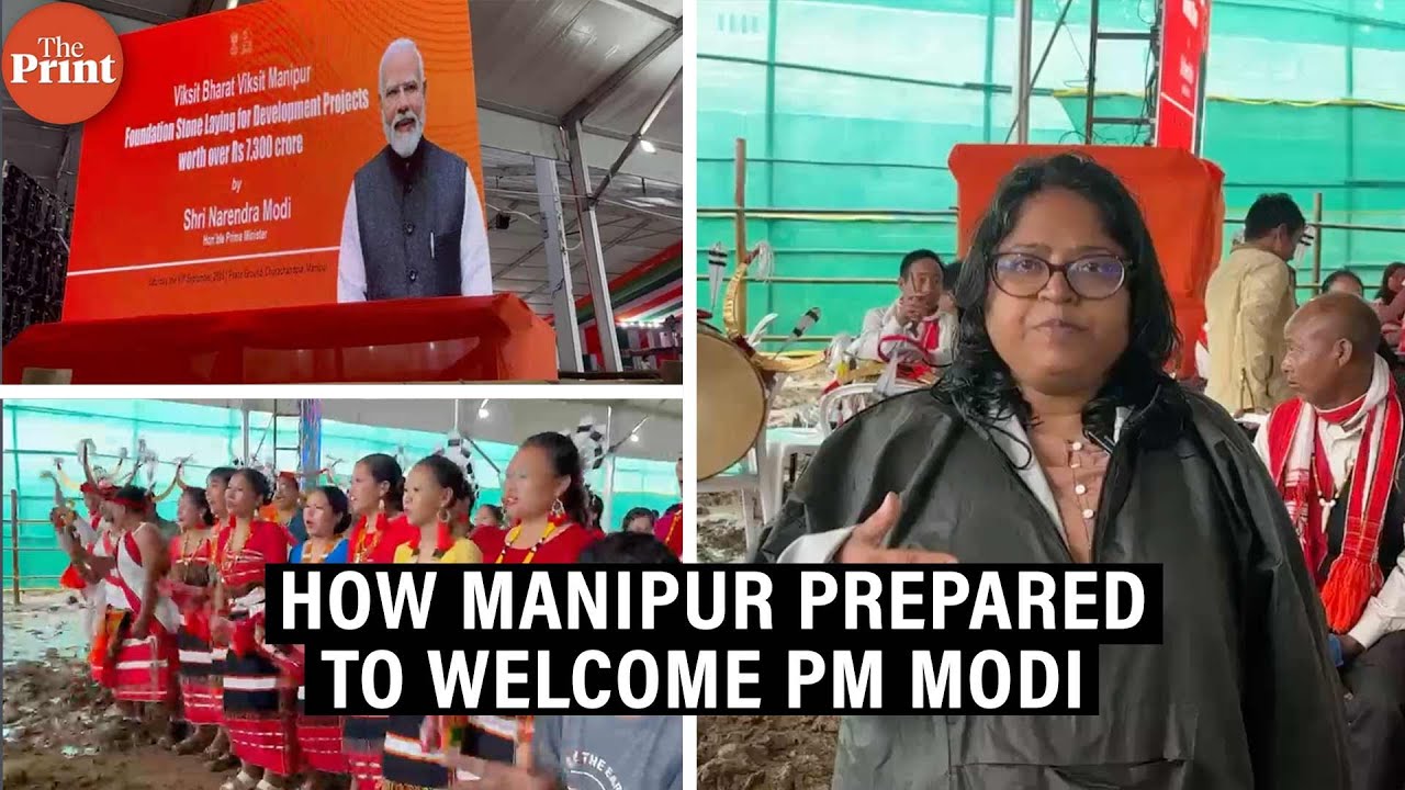 How Manipur&rsquo;s Churachandpur geared up for PM Modi&rsquo;s visit