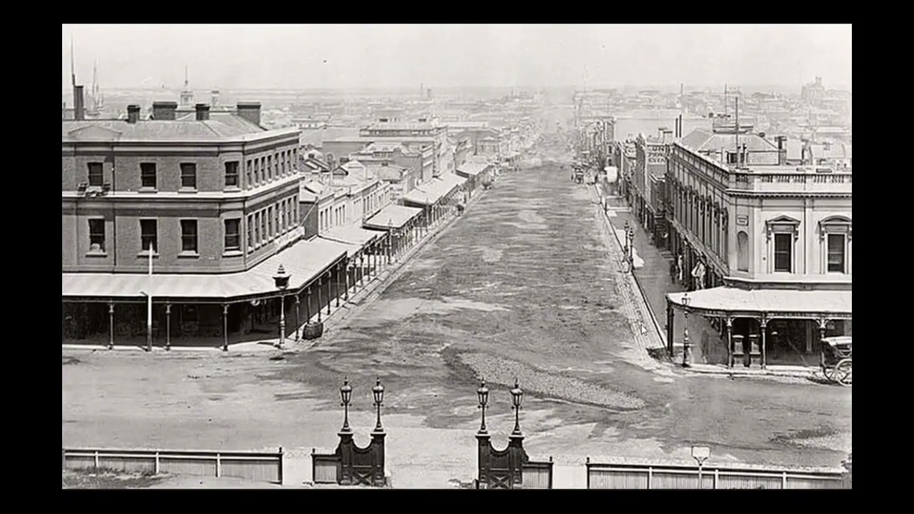 Melbourne Australia In & Around The 1870’s. Fully Built Out. Millennial Past Not Our Future.