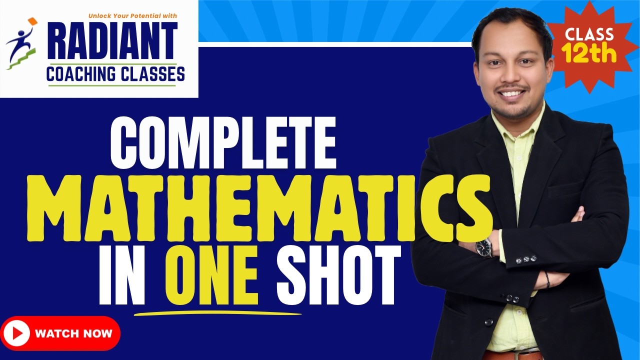 Part 2 I Class 12 Mathematics One Shot | Full Syllabus Revision I