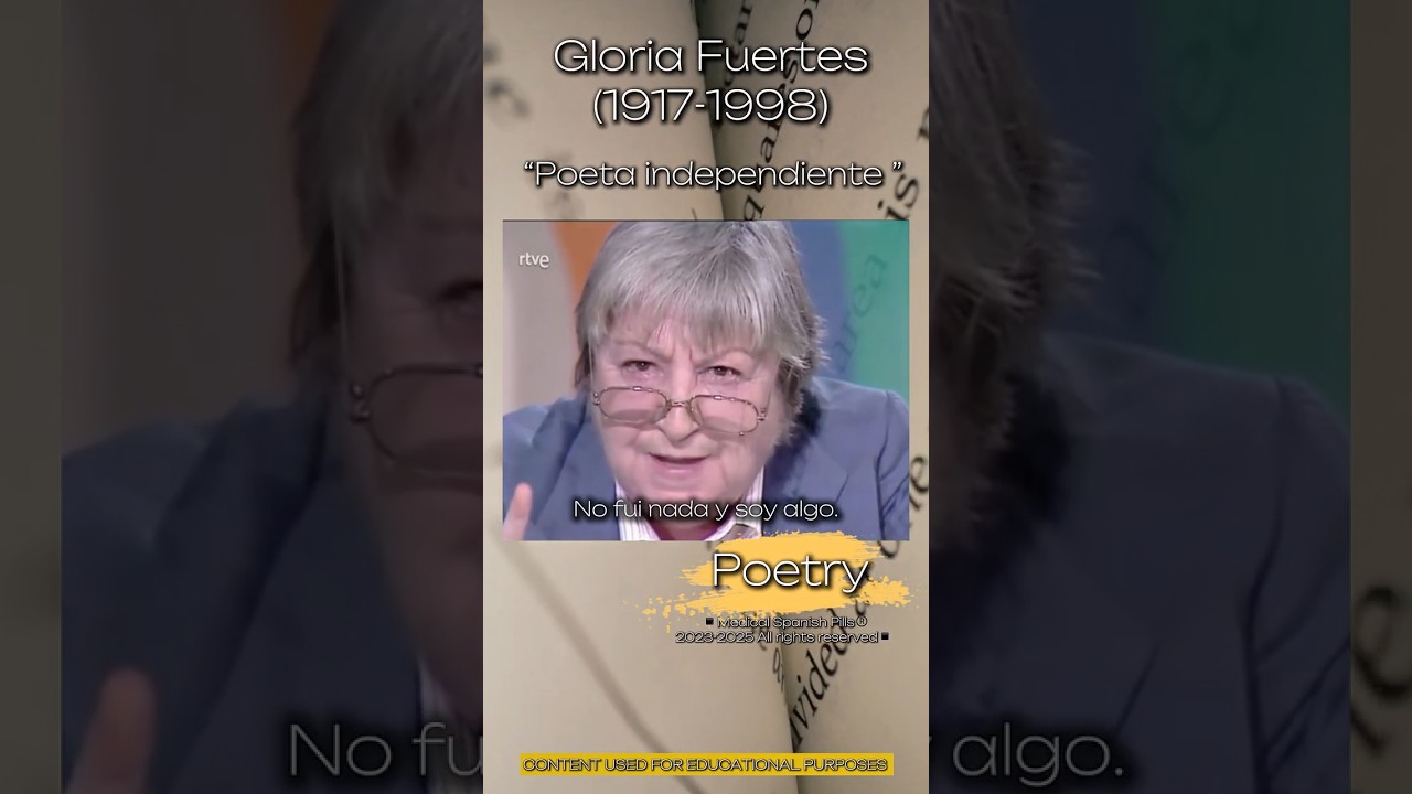 Gloria Fuertes &ldquo;Poeta independiente&rdquo;  #poetry #gloriafuertes #poesia