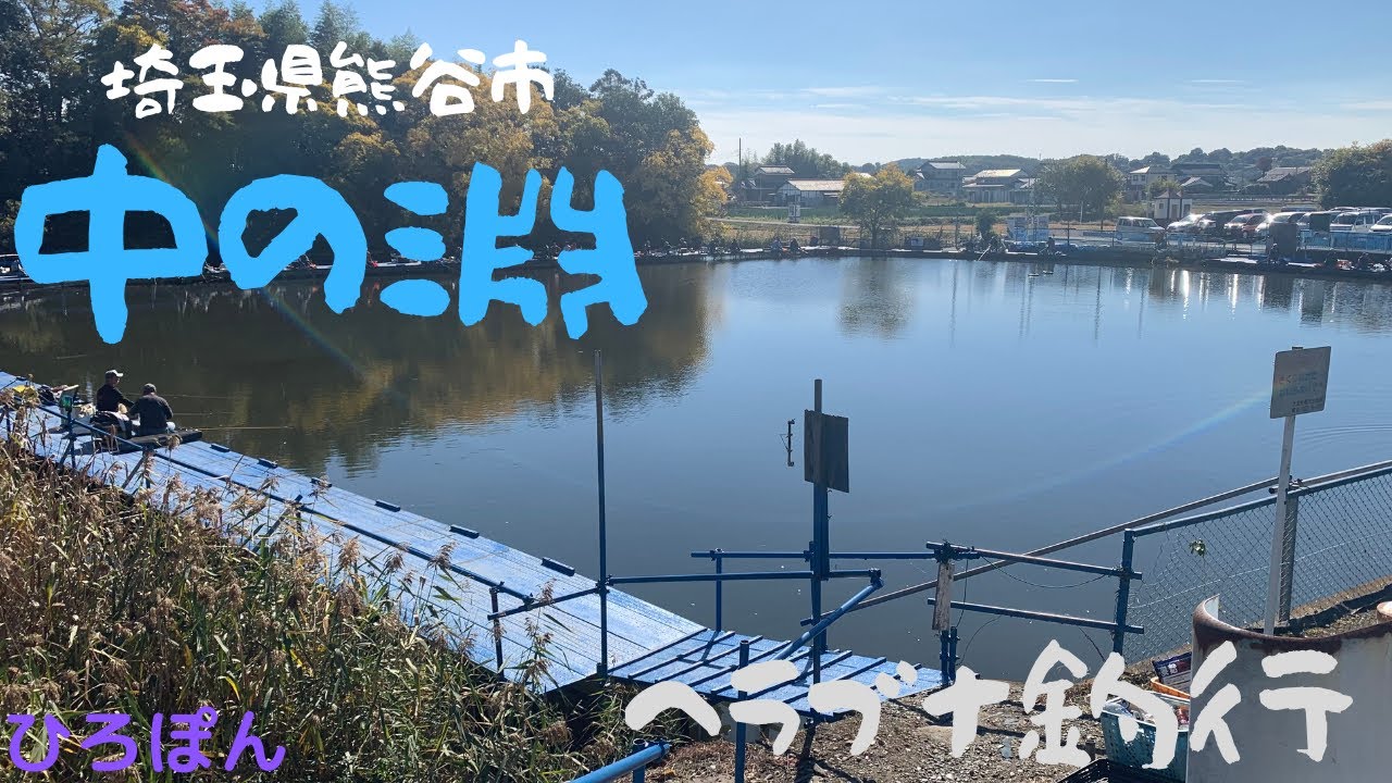 へらぶな釣り　埼玉県熊谷市　中の淵　秋　ヘラブナ釣行　　2022年11月6日
