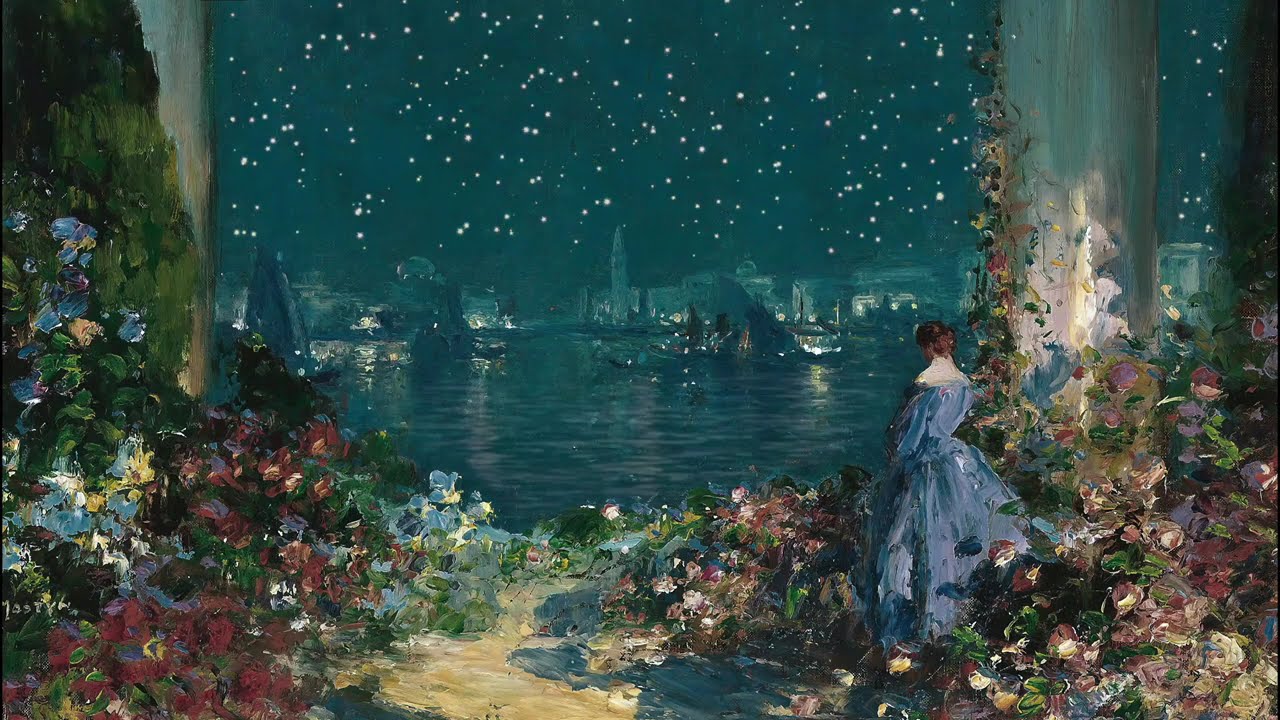 An Enchanted Evening in Venice | Calm Ambient Art with Gentle Music & Movement 