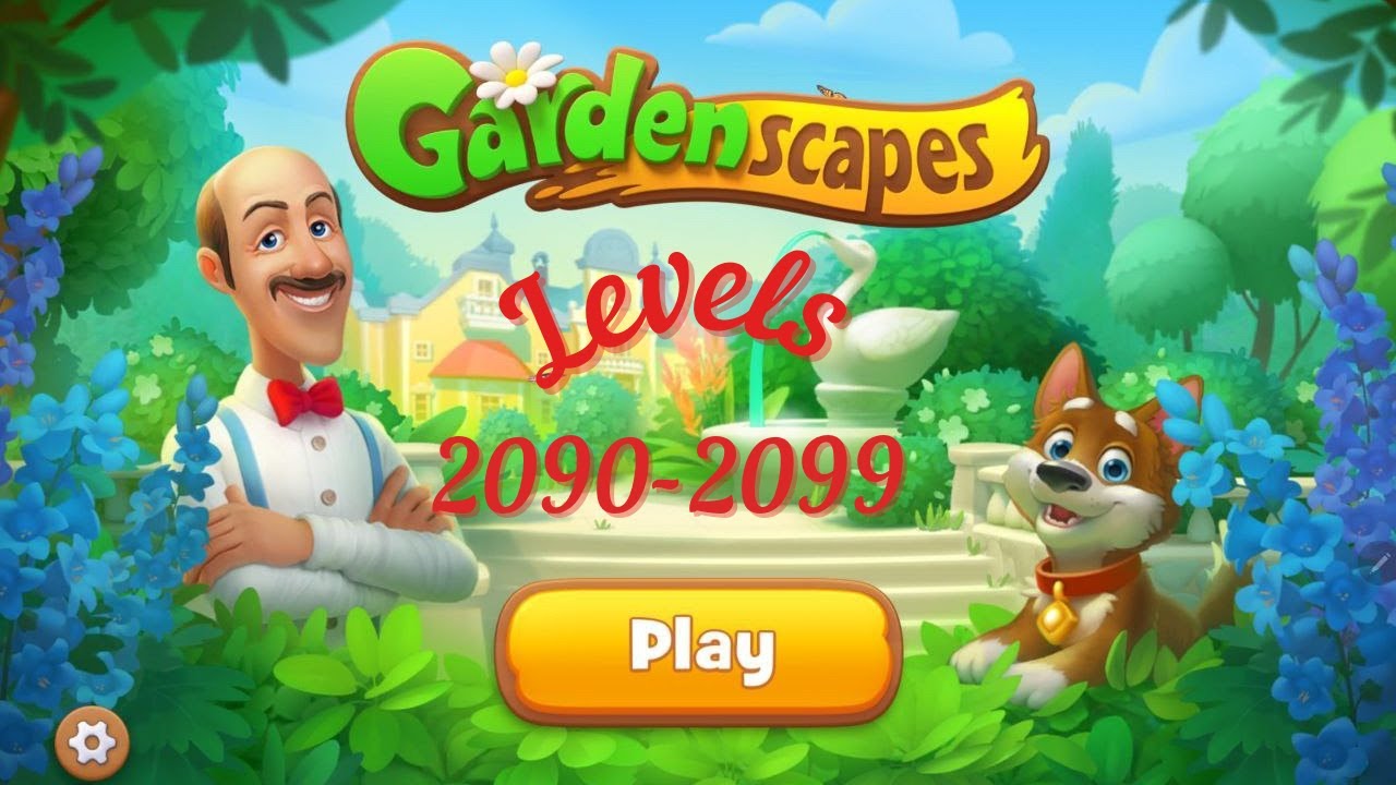 Gardenscapes Levels 2090-2099 walkthrough (ios, android)