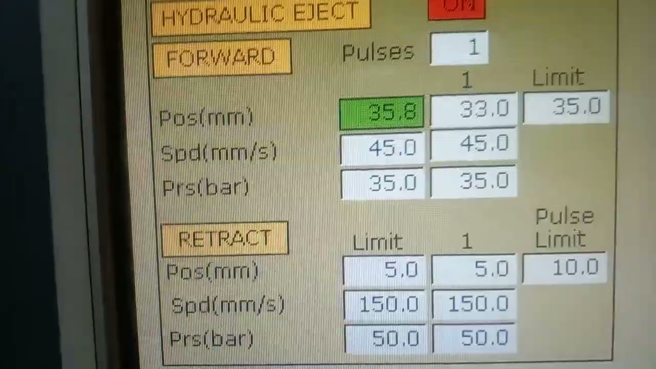 ferromatick मशीन 110 टोन पर इजेक्टर सेटिंग कैसे करेंगे फुल डिटेल के साथ जानकारी ll subscribe now