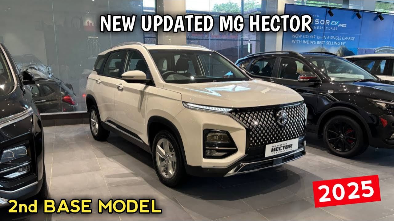 Mg Hector Shine Pro 2025 | Mg Hector Second Base Model 2025