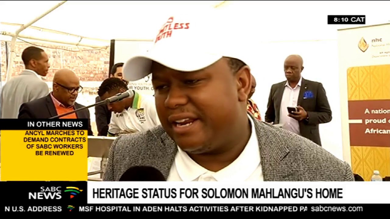 Solomon Mahlangu's home given a heritage site status