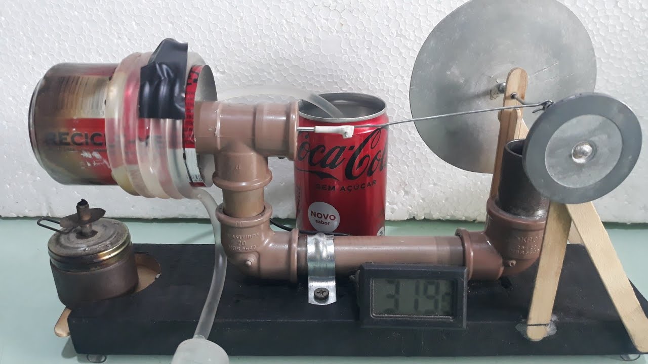 Motor Stirling de Latinha 5