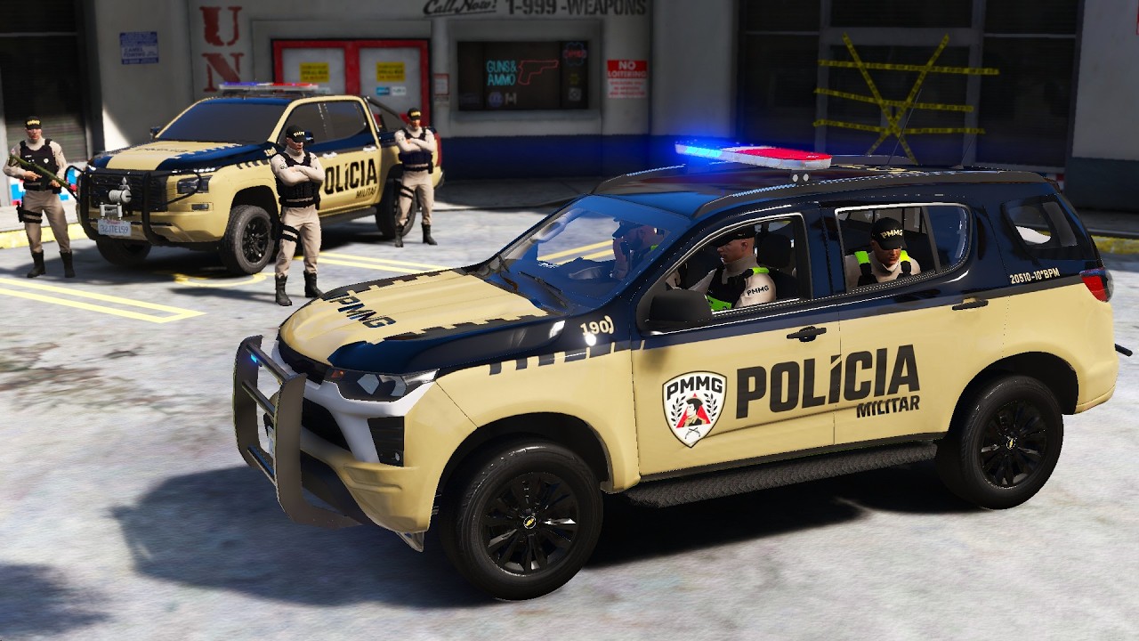 FUI BALEADO DURANTE A OCORRÊNCIA | PMMG | GTA 5 POLICIAL