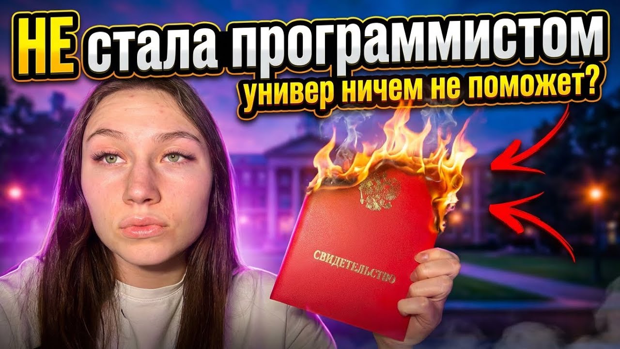 Я СОЖГЛА ДИПЛОМ ПРОГРАММИСТА 
