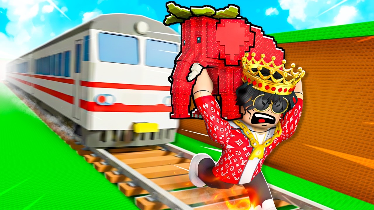 روبلوكس اهرب من القطار للبرين روت! 🚂