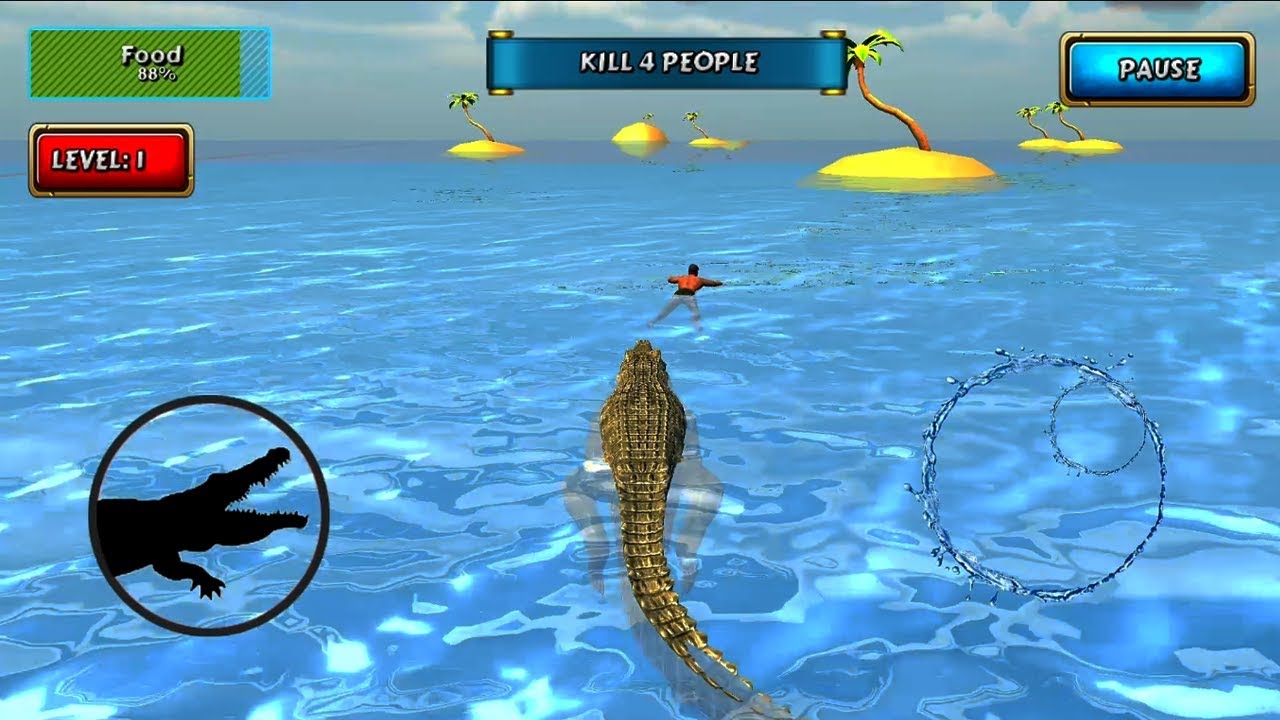 Crocodile Simulator Beach Hunt Android Gameplay HD