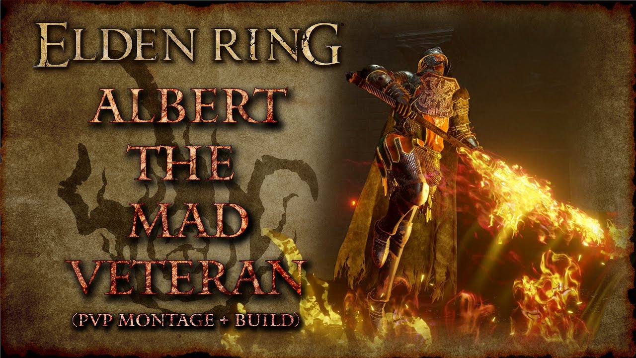 Elden Ring - Albert, the mad veteran - PVP montage + Build.