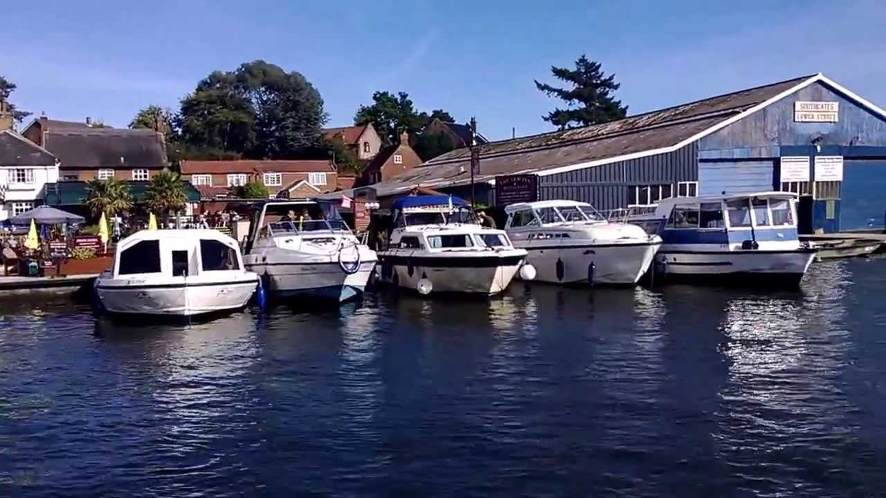 Wroxham travelling to Horning on the Norfolk Broads on the Glittering Light Herbert Woods