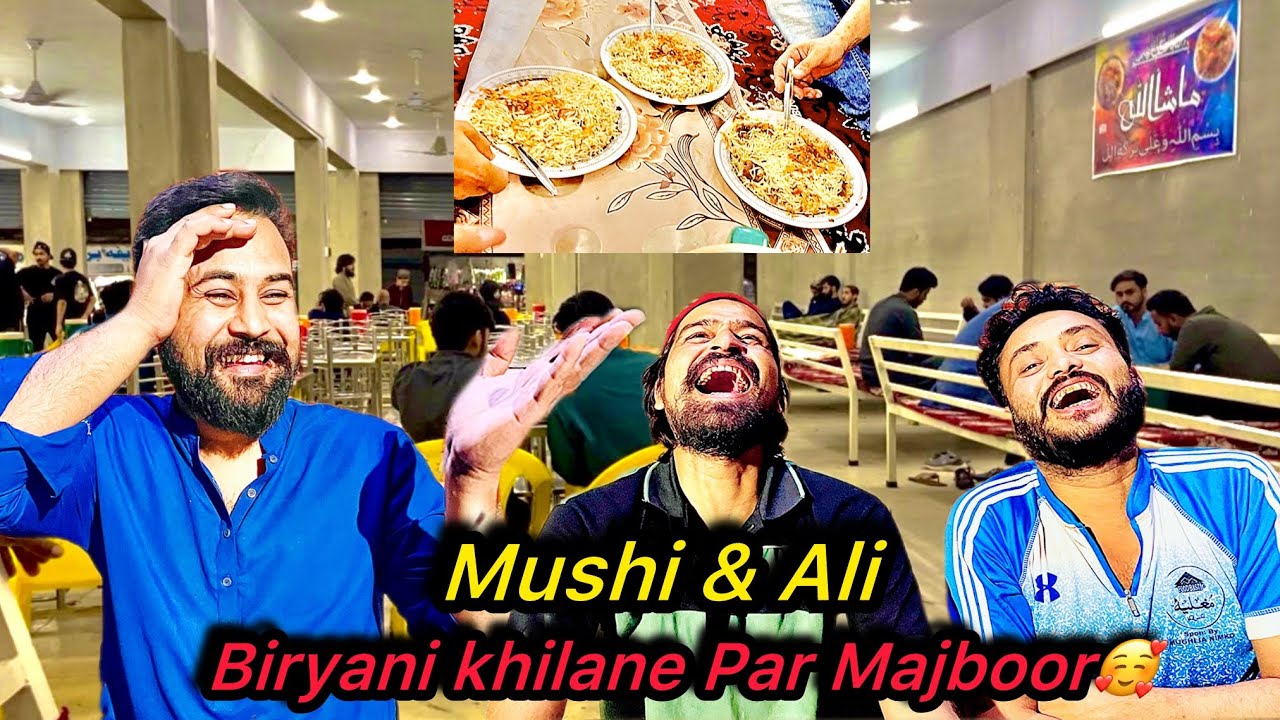 Mushi & Ali ko Biryani Khilane Par Majboor Kar Diya 😂 | Funny Vlog