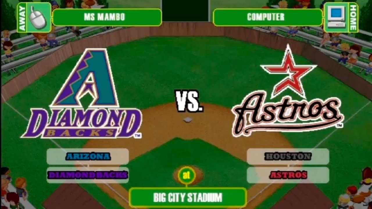 Backyard Baseball 03, 8 сезон, плей-офф, игра 4: против Houston Astros.