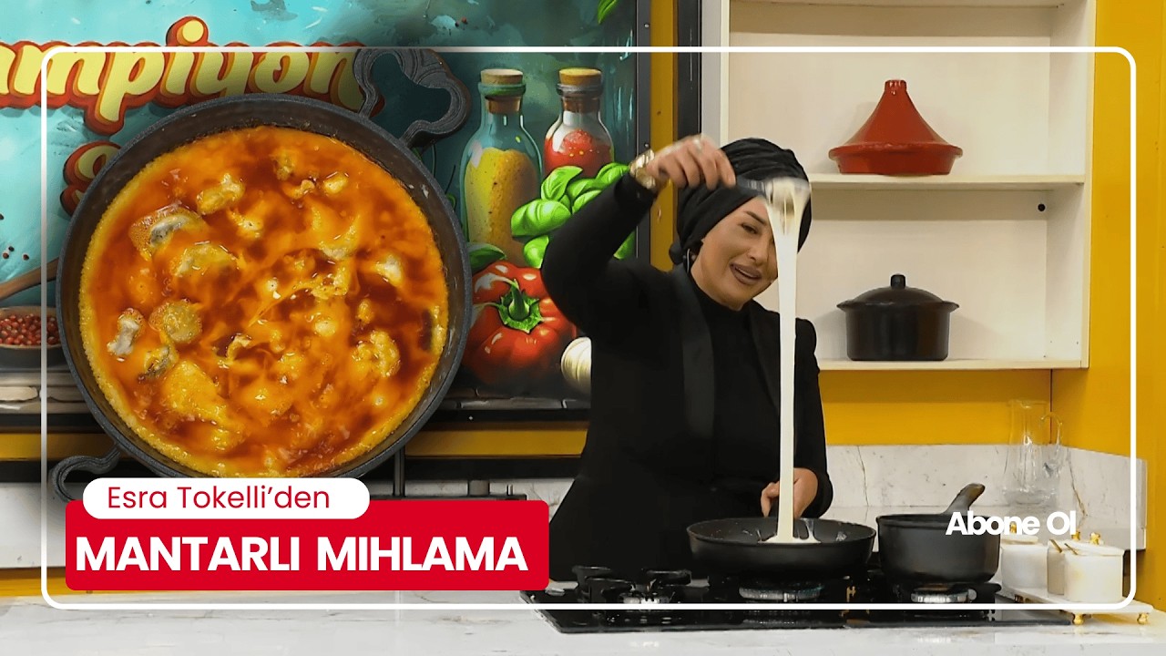 UZAYAN PEYNİRLİ MANTARLI MIHLAMA 🔥 TAVADA SICAK LEZZET