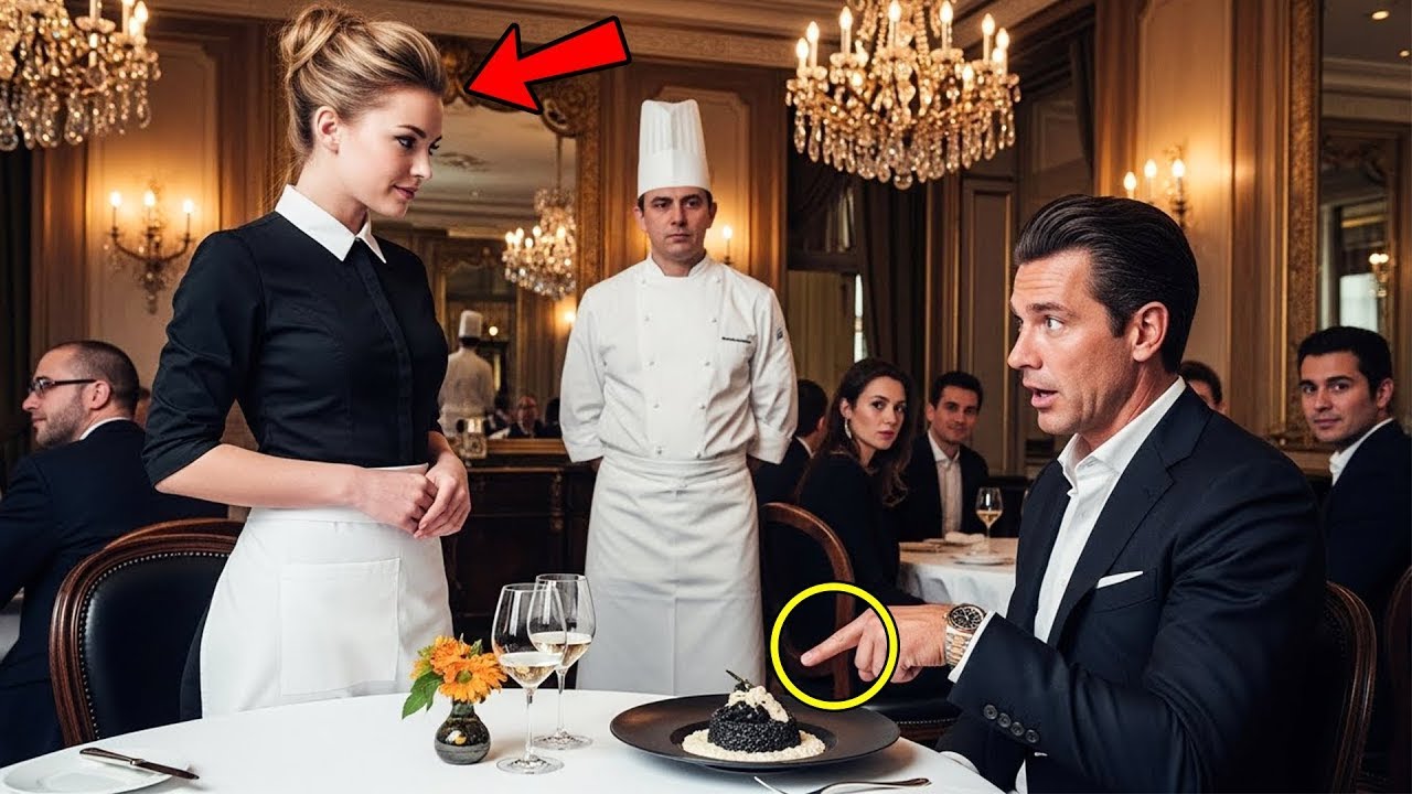 Le milliardaire demande « Qui a cuisiné ce plat ? » — la serveuse choque tout le mon