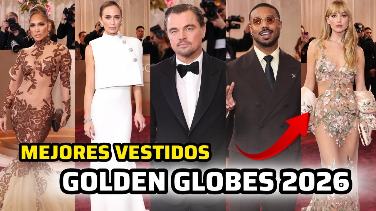 Los Mejores Vestidos 👗 GOLDEN GLOBES 2026 | VÍDEO 