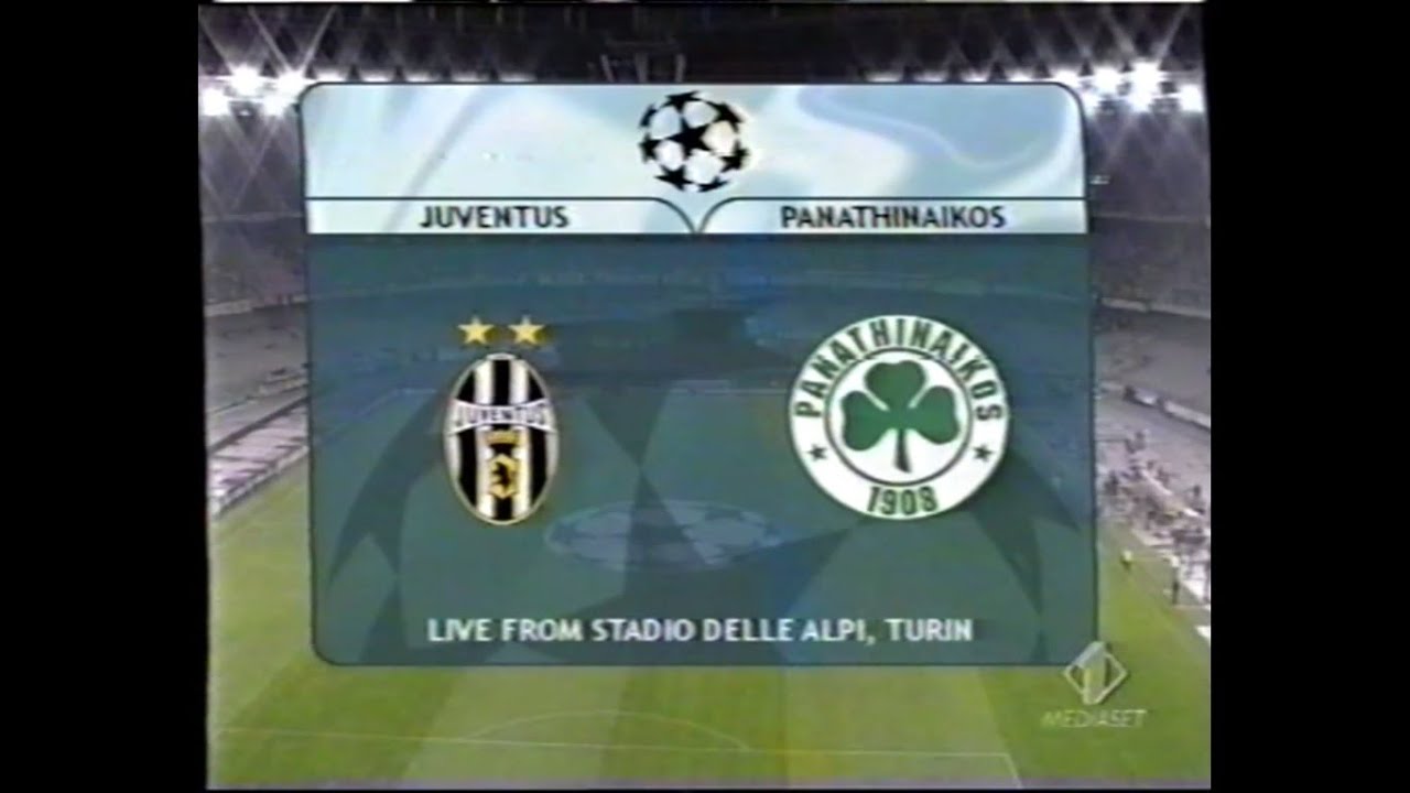 Juventus - Panathinaikos 2-1 (19.09.2000) 2a Giornata, 1a Fase CL (Ampia Sintesi)