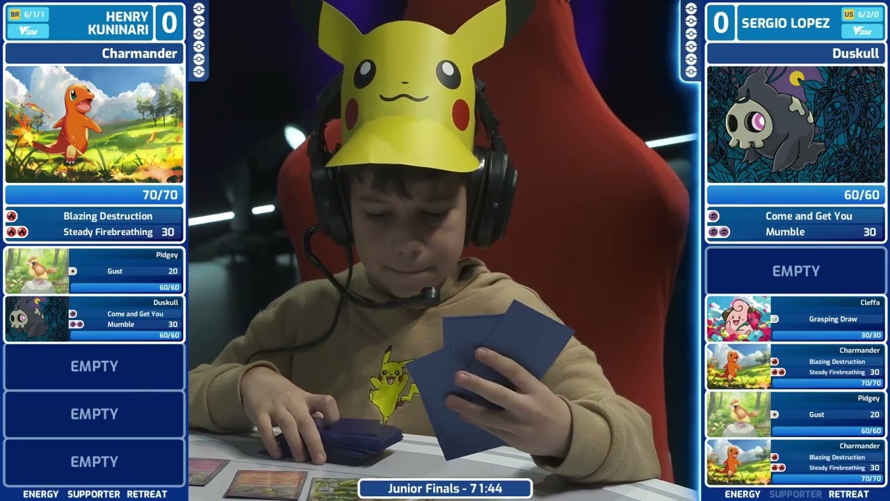 HENRY VS SERGIO - Pokémon TCG Junior Finals | LAIC 2025
