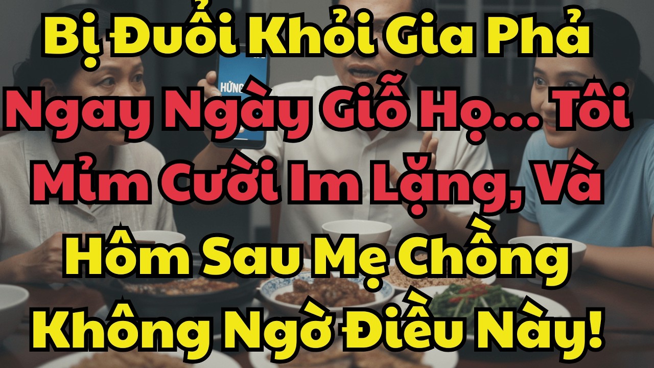 Bị Đuổi Khỏi Gia Phả Ngay Ngày Giỗ Họ… Tôi Mỉm Cười Im Lặng, Và Hôm Sau Mẹ Chồng Không Ngờ Điều Này!