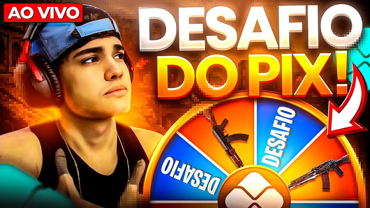 🔴ESCOLHA A ARMA QUE EU VOU JOGAR NO PIX !HANDCAM !MEMBRO !PIX