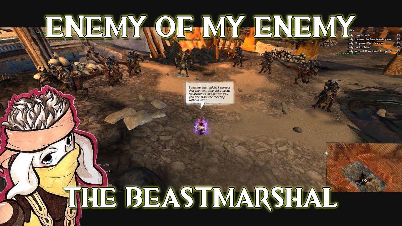 Guild Wars 2: Path of Fire - Enemy of my Enemy: The Beastmarshal | TIPS | Timestamps