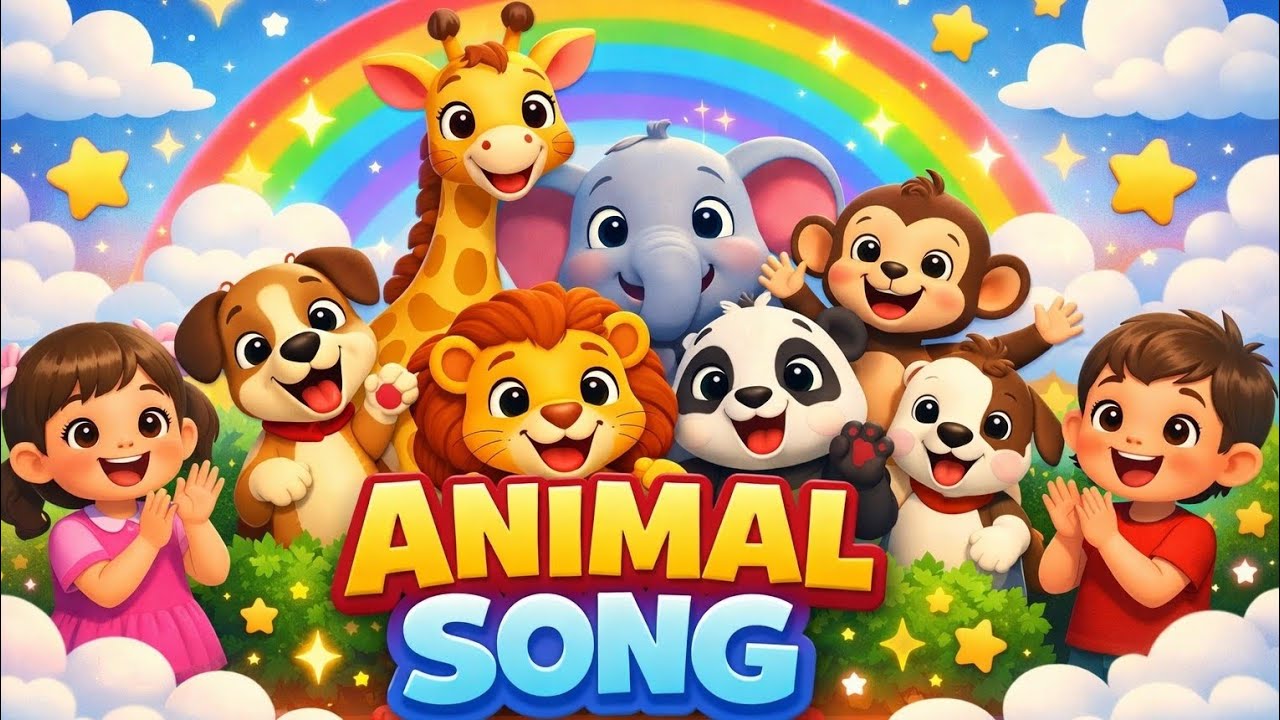 Animal Song / Nursery Rhymes & Kids songs / Learn and listen /@Guguji-w4n 