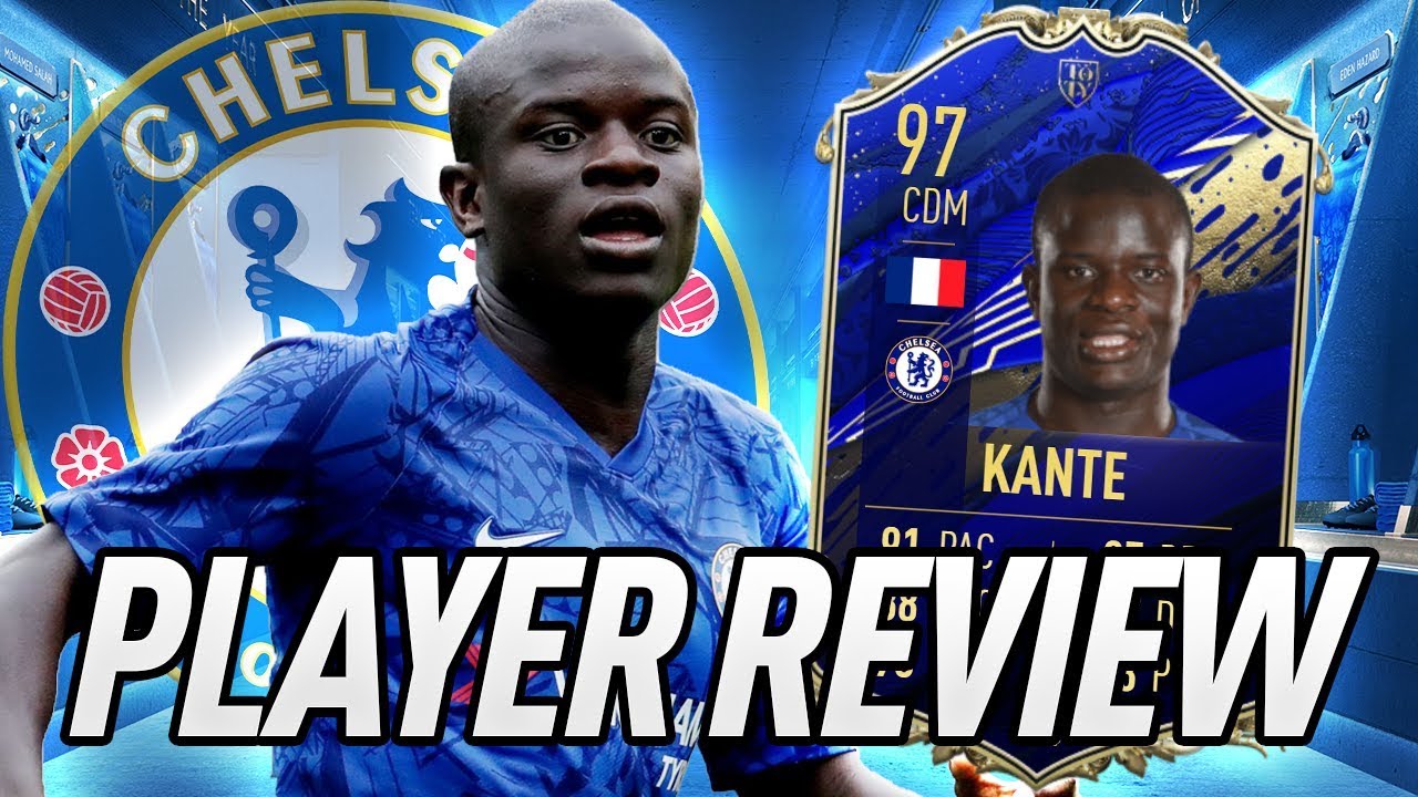 THE UNSTOPPABLE MACHINE! 🚲 97 TOTY KANTE PLAYER REVIEW! - FIFA 20 Ultimate Team