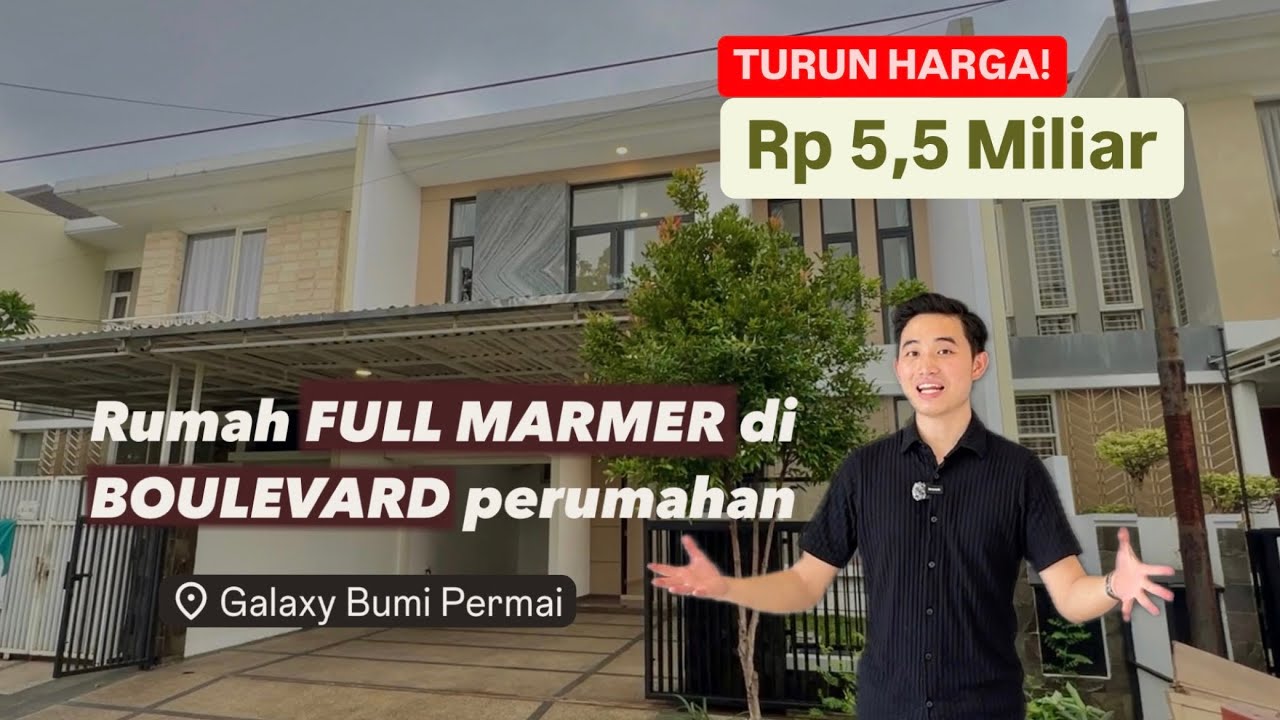 𝗢𝗥𝗔𝗡𝗚 𝗧𝗨𝗔 𝗦𝗔𝗬𝗔𝗡𝗚 𝗔𝗡𝗔𝗞! Rumah Galaxi Bumi Permai Araya, Surabaya | 𝗙𝗨𝗟𝗟 𝗥𝗘𝗡𝗢𝗩 𝗠𝗔𝗥𝗠𝗘𝗥, 𝙂𝙧𝙖𝙙𝙚 𝘼 𝙆𝙞𝙩𝙘𝙝𝙚𝙣