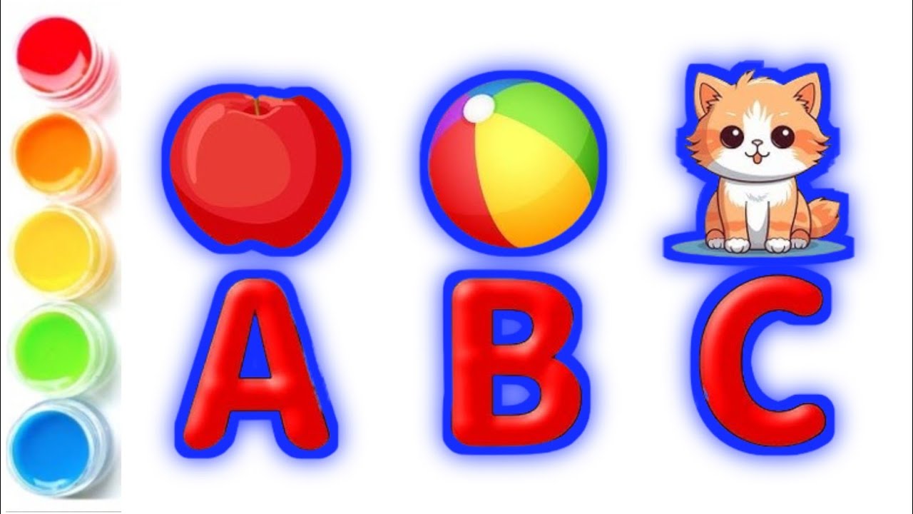 learn alphabets for toddlers | a for apple b for ball | अ से अनार आ से आम | a for apple | abcd song