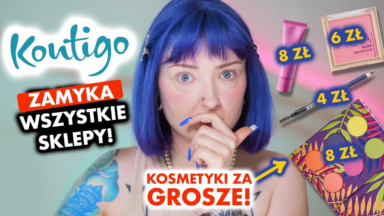 Kontigo WYPRZEDAJE kosmetyki 🤯 i zamyka sklepy!