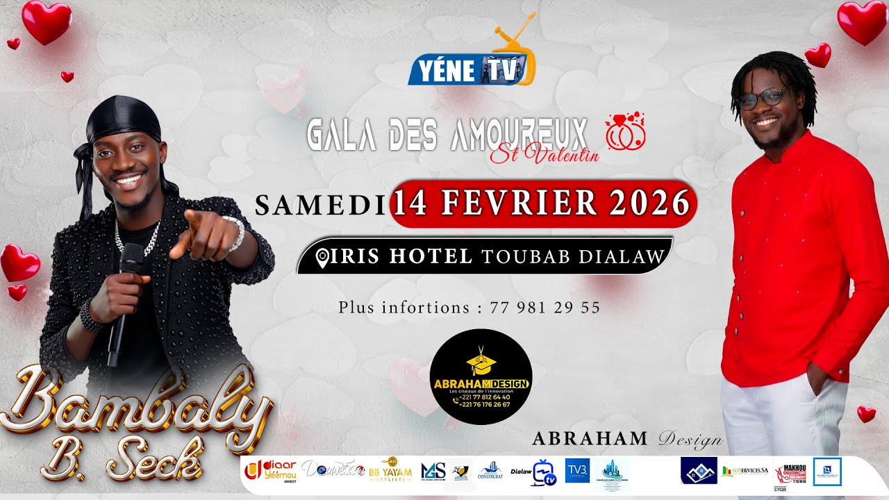 BAMBALY SECK À IRIS HOTEL Le 14 Février 2026 : Séti sa Styliste avec ABRAHAM DESIGN