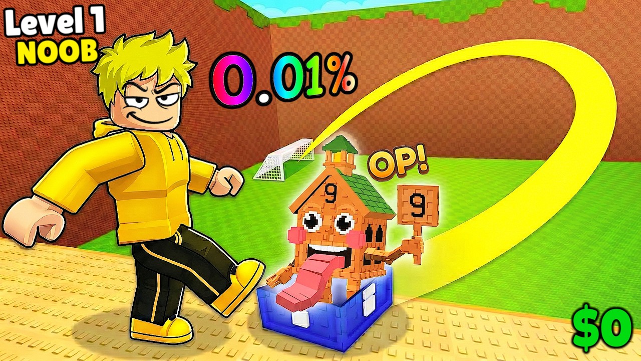 COMECEI NOOB com MELHOR BRAINROT no CHUTE UMA LUCKY BLOCK