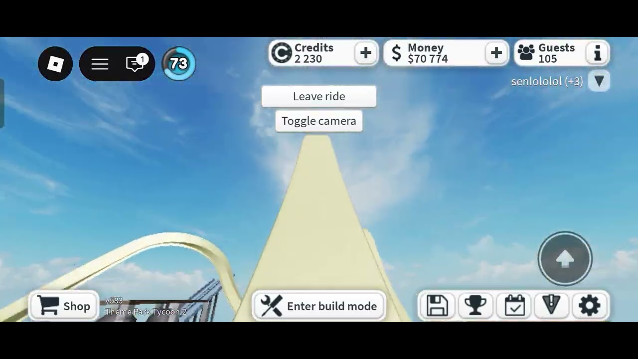 New Single Rail Coaster